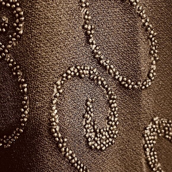 Cache Dress‎ Womens Small Black Beaded Gown Maxi Evening Formal USA Alexia Admor - Picture 15 of 16